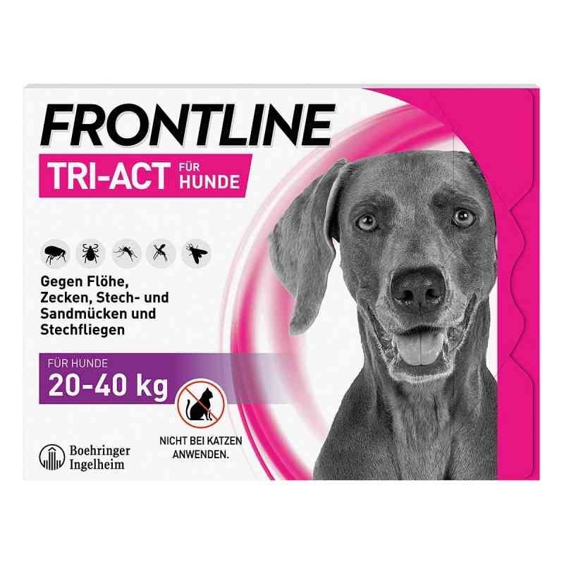 Frontline TriAct gegen Zecken, Flöhe bei Hunden (2040kg) 6 stk