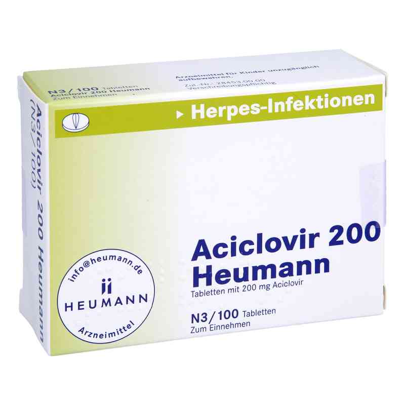 Aciclovir 200 Heumann 100 stk von HEUMANN PHARMA GmbH & Co. Generica KG PZN 06977888