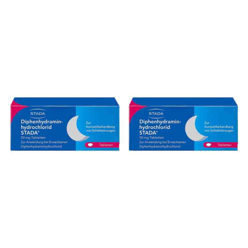 Diphenhydraminhydrochlorid STADA 50 mg Tabletten bei Schlafstöru 2x20 stk von STADA Consumer Health Deutschland GmbH PZN 08102778