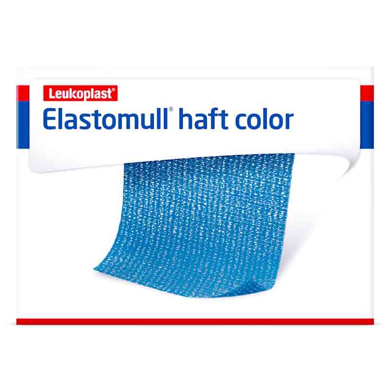Elastomull haft color 10 cmx4 m Fixierbinde blau 1 stk von BSN medical GmbH PZN 03393201