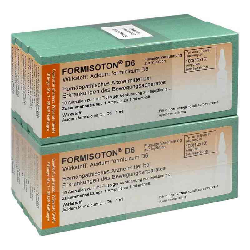 Formisoton D6 Ampullen 10X10X1 ml von COMBUSTIN Pharmazeutische Präparate GmbH PZN 04579215