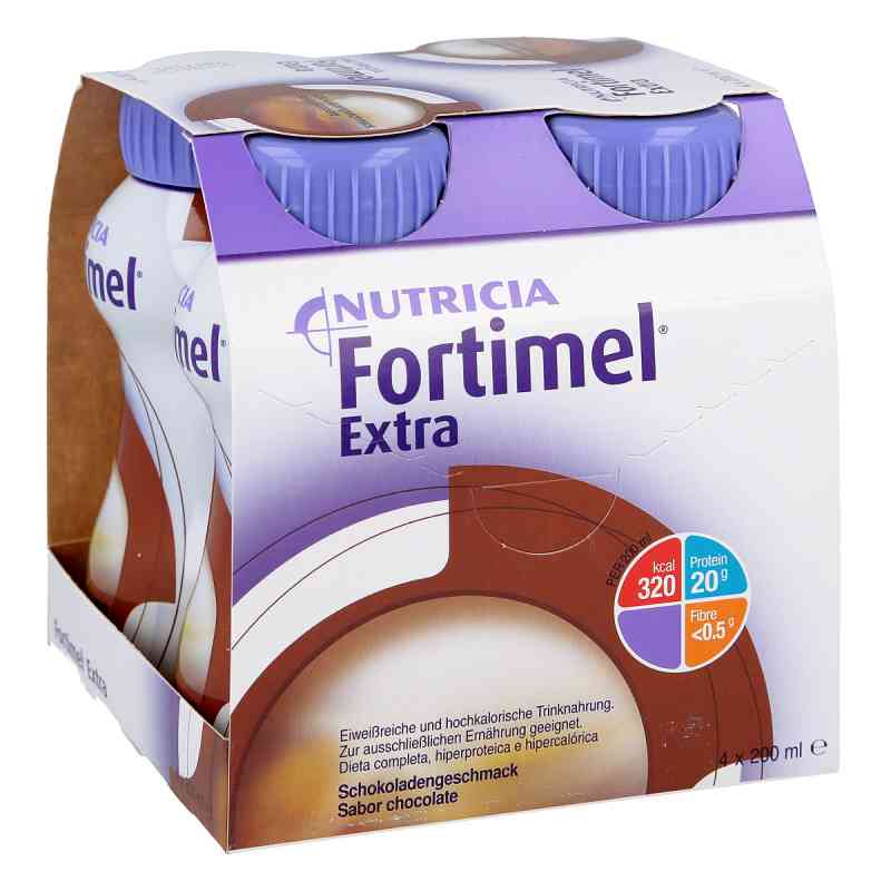 Fortimel Extra Schokoladengeschmack 4X200 ml von Danone Deutschland GmbH PZN 06094108