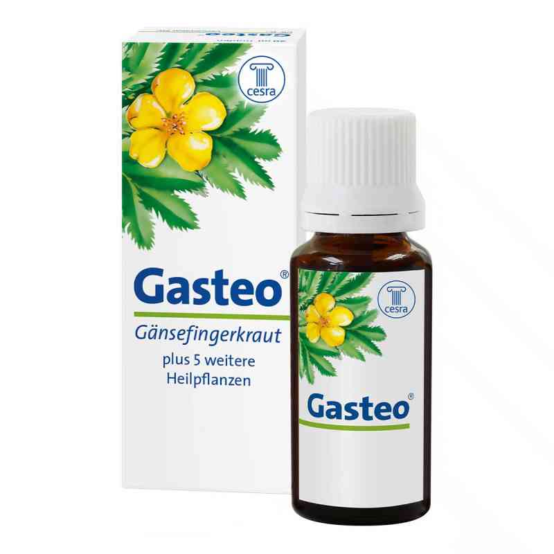 Gasteo Magen-Tropfen bei Magen-Darm-Beschwerden 50 ml von Cesra Arzneimittel GmbH & Co.KG PZN 10738445