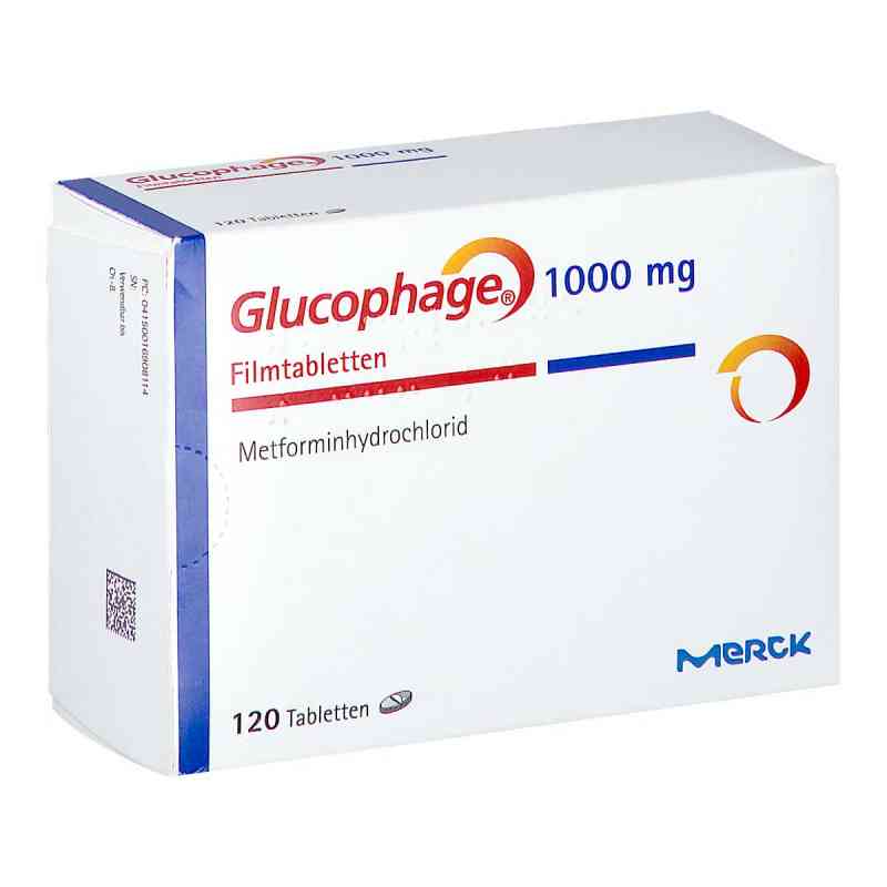 Glucophage 1000mg 120 stk von Merck Healthcare Germany GmbH PZN 01690811