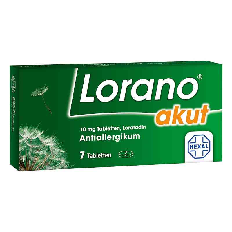 Lorano® akut - Loratadin für Deine Allergiesymptome 7 stk von Hexal AG PZN 01797130