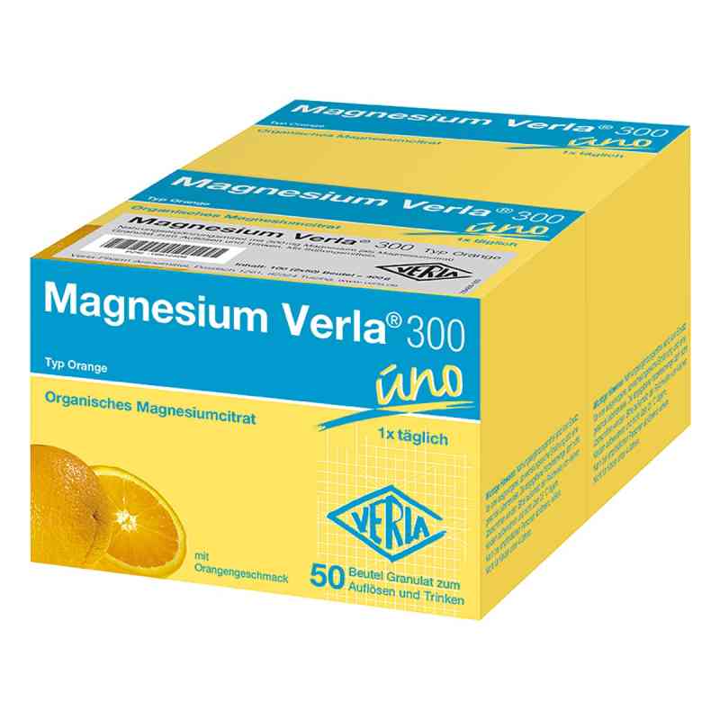 Magnesium Verla 300 Orange Granulat 100 stk von Verla-Pharm Arzneimittel GmbH & Co. KG PZN 18812508