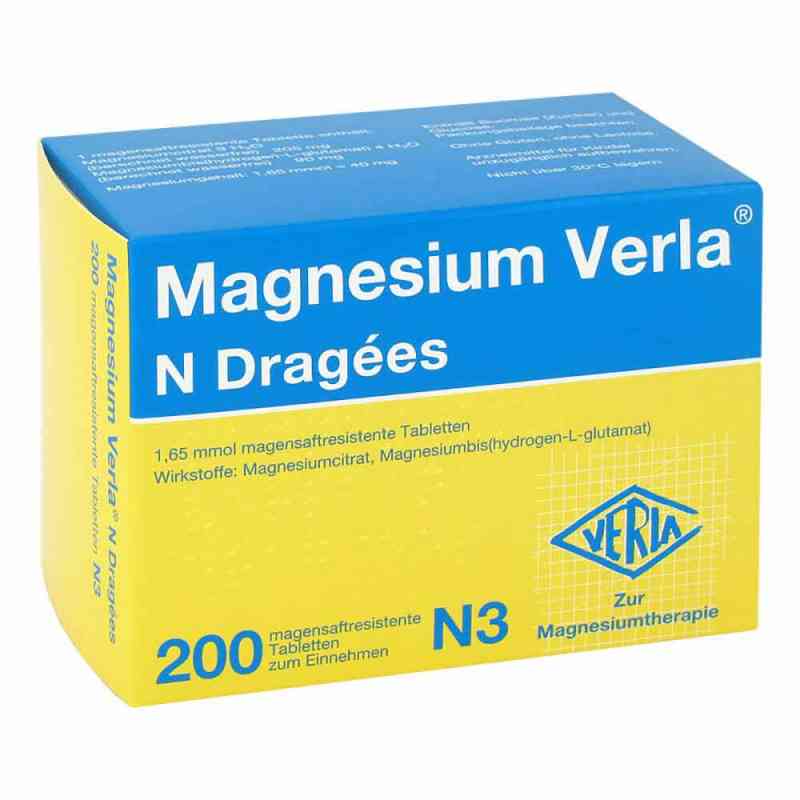 Magnesium Verla N Dragees 200 stk von Verla-Pharm Arzneimittel GmbH & Co. KG PZN 04911945
