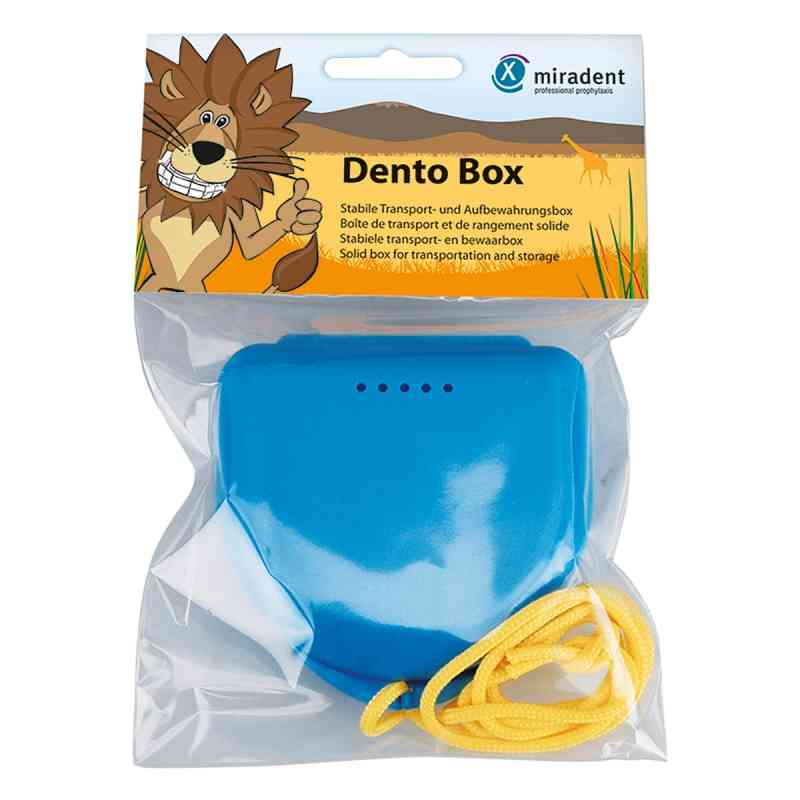 Miradent Zahnspangenbox Dento Box I blau 1 stk von Hager Pharma GmbH PZN 08449550