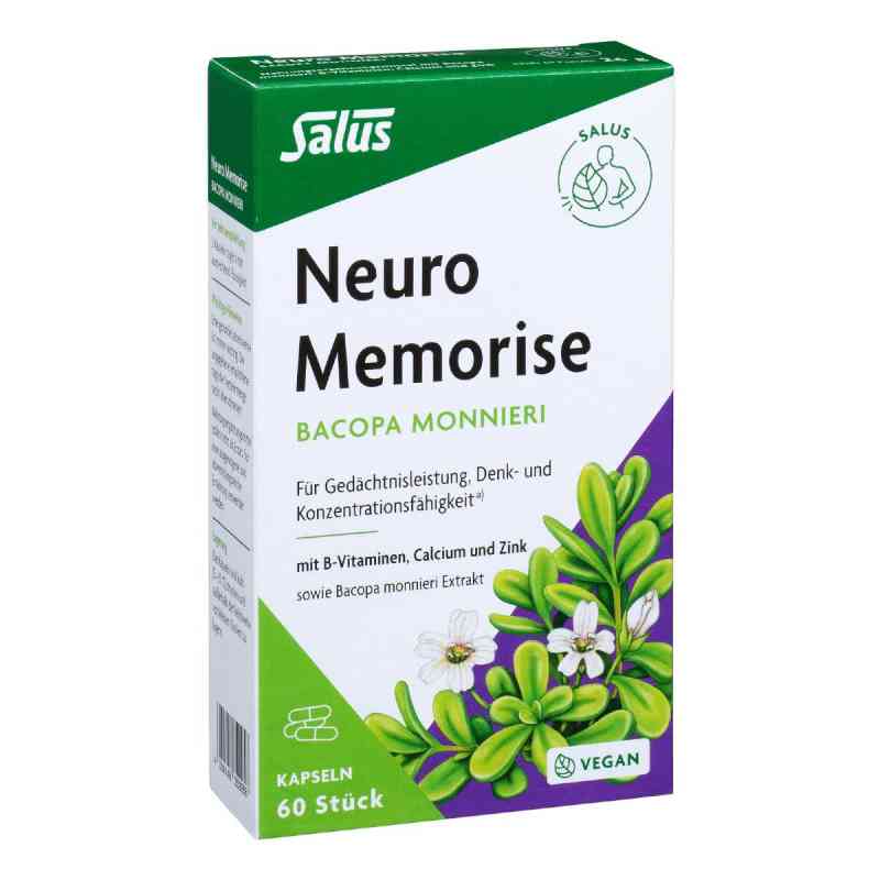 Neuro Memorise Bacopa Monnieri Salus Kapseln 60 stk von SALUS Pharma GmbH PZN 18784410