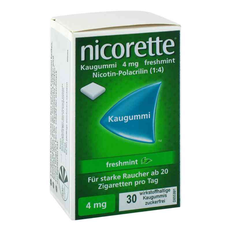 Nicorette 4mg freshmint 30 stk von Pharma Gerke Arzneimittelvertriebs GmbH PZN 10041945