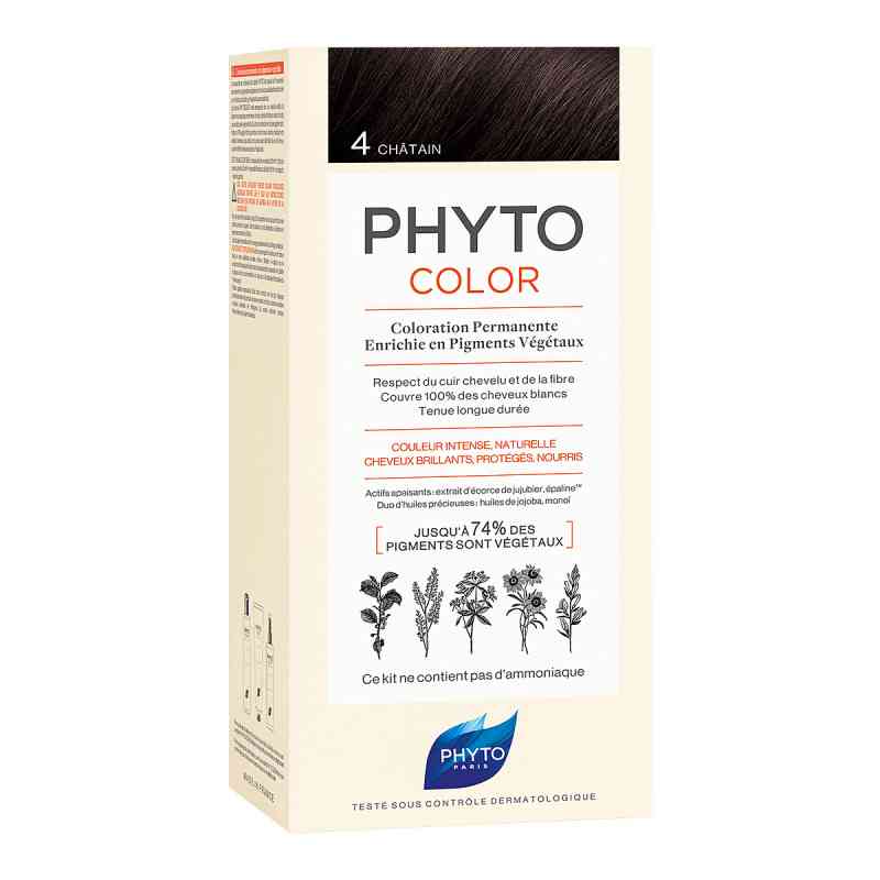 PHYTOCOLOR 4 BRAUN Pflanzliche Haarcoloration 1 stk von Laboratoire Native Deutschland GmbH PZN 14410138
