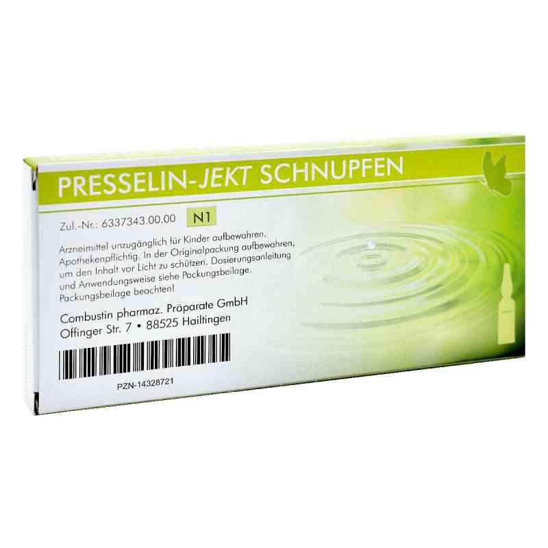 Presselin-jekt Schnupfen Ampullen 10X1 ml von COMBUSTIN Pharmazeutische Präparate GmbH PZN 14328721