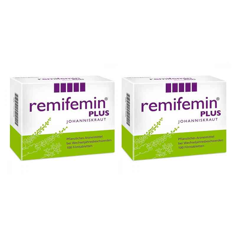 Remifemin Plus Johanniskraut Filmtabletten 2x100 stk von MEDICE Arzneimittel Pütter GmbH&Co.KG PZN 08102879