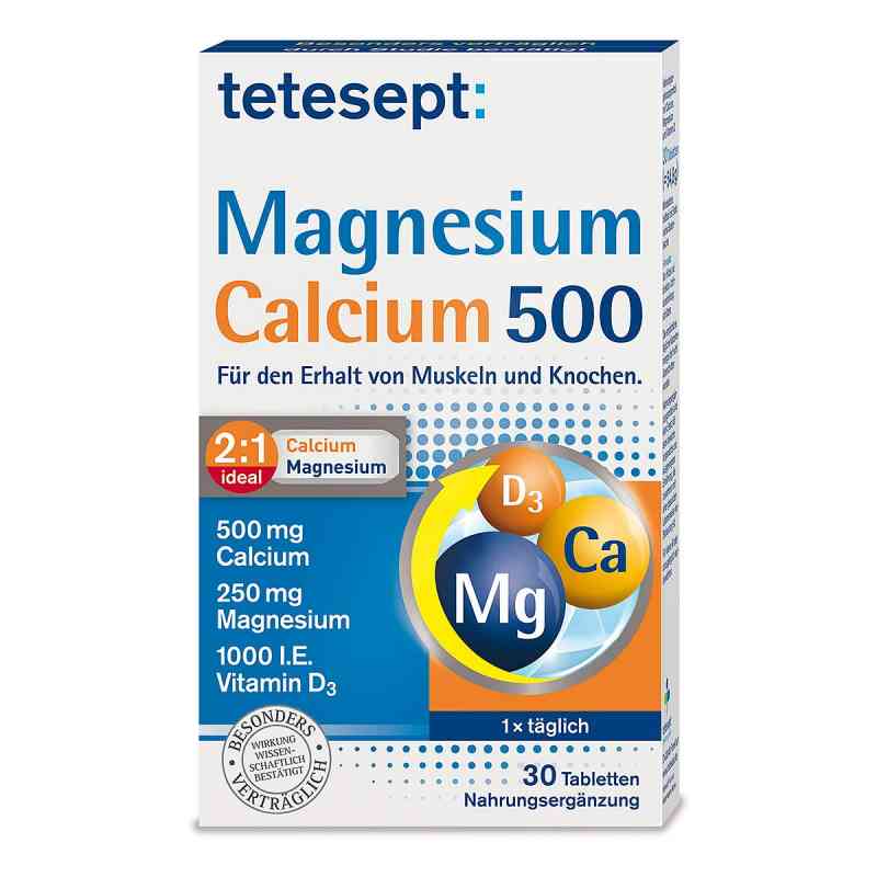 Tetesept Magnesium+calcium 500 Tabletten 30 stk von Merz Consumer Care GmbH PZN 15581729