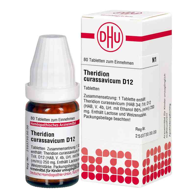 Theridion Curassavicum D12 80 stk von DHU-Arzneimittel GmbH & Co. KG PZN 07182180