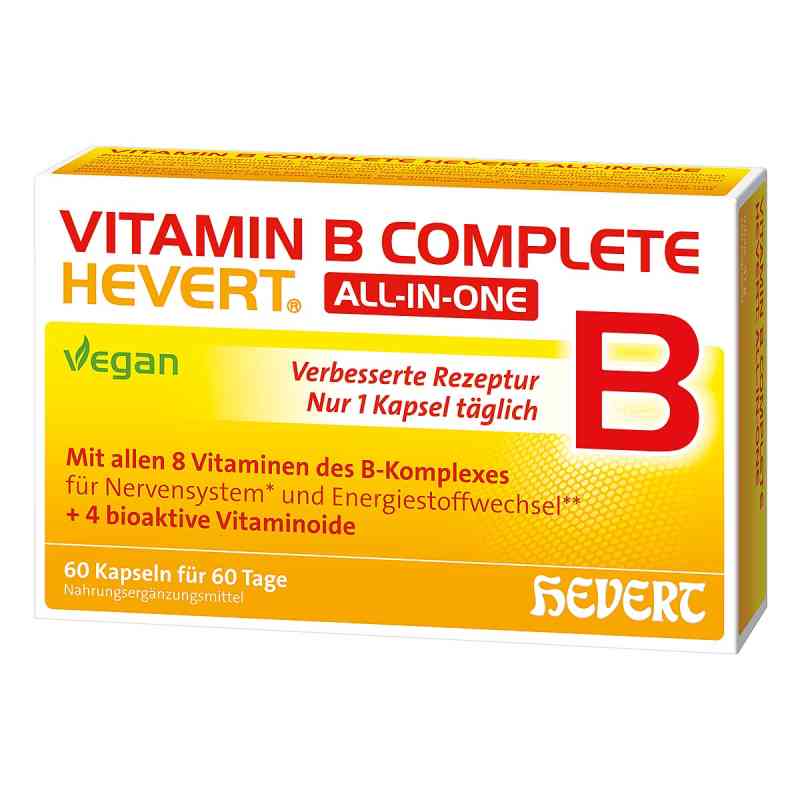 Vitamin B Complete Hevert All-in-one Kapseln 60 stk von Hevert-Arzneimittel GmbH & Co. KG PZN 19214749