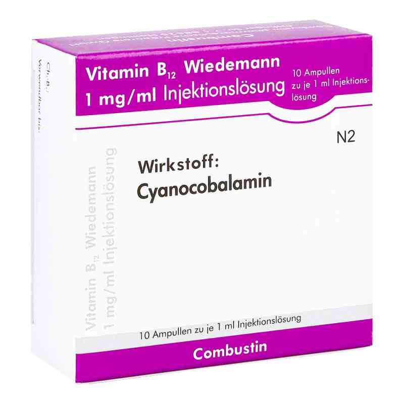 Vitamin B12 Wiedemann Ampullen 10 stk von COMBUSTIN Pharmazeutische Präparate GmbH PZN 02260834