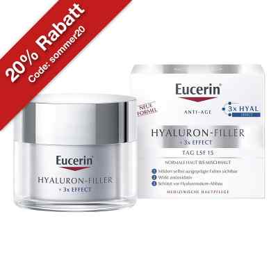 Eucerin Anti Age Hyaluron-Filler Tagespflege Creme Normale/Misch 50 ml von Beiersdorf AG Eucerin PZN 13167925