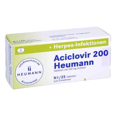 Aciclovir 200 Heumann 25 stk von HEUMANN PHARMA GmbH & Co. Generica KG PZN 06977871