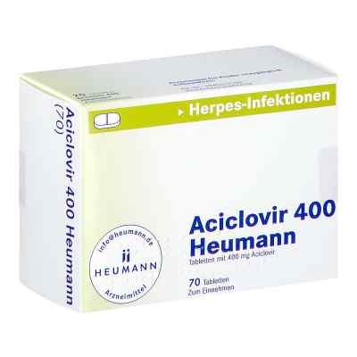 Aciclovir 400 Heumann 70 stk von HEUMANN PHARMA GmbH & Co. Generica KG PZN 06977919