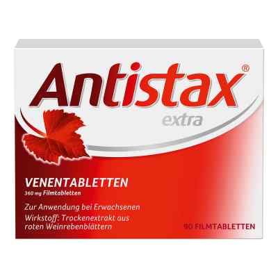 Antistax extra Venentabletten bei Venenleiden & Venenschwäche 90 stk von STADA Consumer Health Deutschland GmbH PZN 05954715