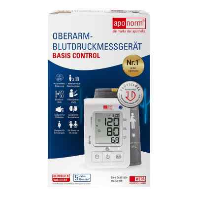Aponorm Blutdruck Messgerät Basis Control Oberarm 1 stk von WEPA Apothekenbedarf GmbH & Co KG PZN 06575428