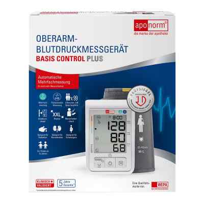 Aponorm Oberarm-Blutdruckmessgerät Basis Control Plus 1 stk von WEPA Apothekenbedarf GmbH & Co KG PZN 15204725