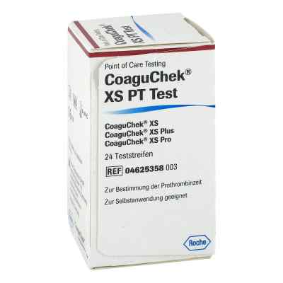 Coaguchek Xs Pt Test 24 stk von Roche Diagnostics Deutschland GmbH PZN 01001266