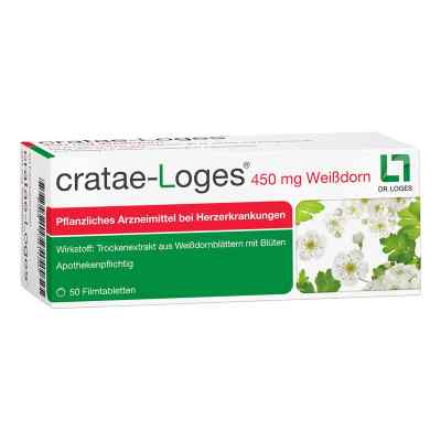 Cratae-loges 450 Mg Weißdorn Filmtabletten 50 stk von Dr. Loges + Co. GmbH PZN 17611297