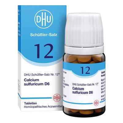 DHU Schüßler-Salz Nummer 12 Calcium sulfuricum D6 Tabletten 80 stk von DHU-Arzneimittel GmbH & Co. KG PZN 00274861
