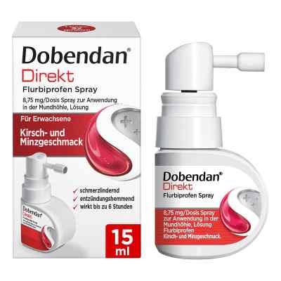 Dobendan® Direkt Spray bei starken Halsschmerzen 15 ml von Reckitt Benckiser Deutschland GmbH PZN 11024417