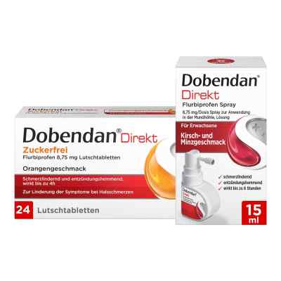 Dobendan®Direkt (Zuckerfrei) Set gegen starke Halsschmerzen 1 stk von Reckitt Benckiser Deutschland GmbH PZN 08100486