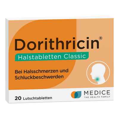 Dorithricin Halstabletten Classic  20 stk von MEDICE Arzneimittel Pütter GmbH&Co.KG PZN 07727923