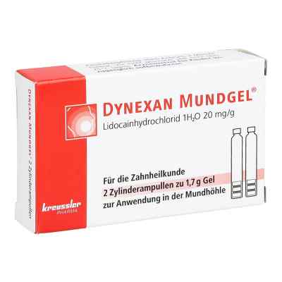 Dynexan Mundgel Zylinderampullen 2X1.7 g von Chem. Fabrik Kreussler & Co. GmbH PZN 11559816