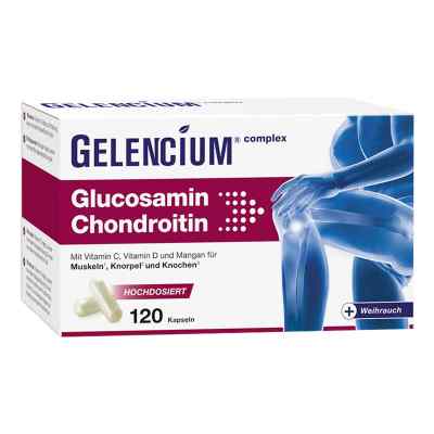 GELENCIUM Glucosamin Chondroitin hochdos. Vit C  120 stk von Heilpflanzenwohl GmbH PZN 18438518