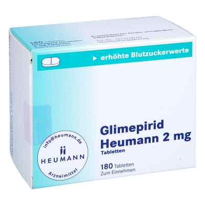Glimepirid Heumann 2mg 180 stk von HEUMANN PHARMA GmbH & Co. Generica KG PZN 01694625
