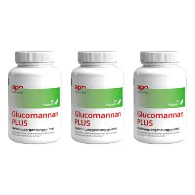 Glucomannan PLUS Sättigungskapseln von apodiscounter 3x60 stk von IQ Supplements GmbH PZN 08102755