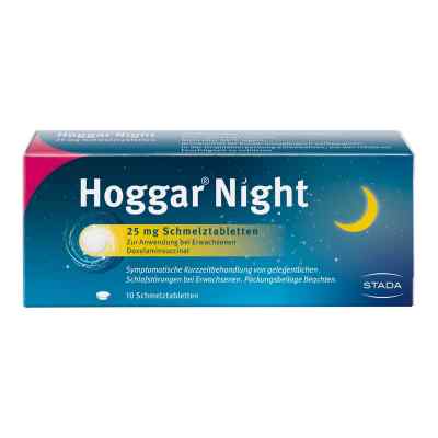Hoggar Night 25 mg Doxylamin Schlaf-Schmelztabletten 10 stk von STADA Consumer Health Deutschland GmbH PZN 14144151