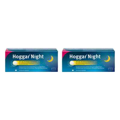 Hoggar Night 25 mg Doxylamin Schlaf-Schmelztabletten 2x20 stk von STADA Consumer Health Deutschland GmbH PZN 08102776
