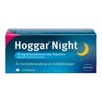 Hoggar Night 25 mg Doxylamin Schlaftabletten 20 stk von STADA Consumer Health Deutschland GmbH PZN 04402066