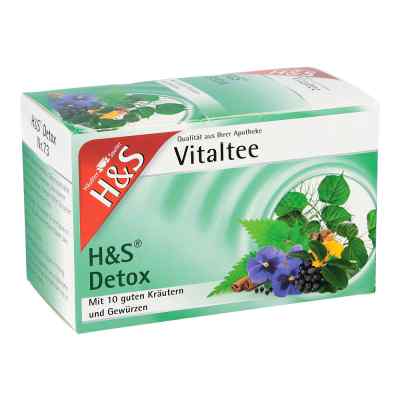 H&s Detox Vitaltee Filterbeutel 20X1.8 g von H&S Tee - Gesellschaft mbH & Co. PZN 11224286