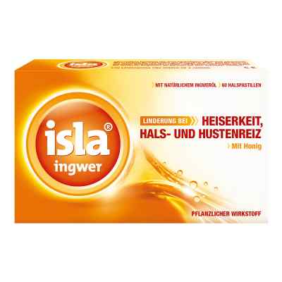 Isla Ingwer Pastillen 60 stk von Engelhard Arzneimittel GmbH & Co.KG PZN 07233888