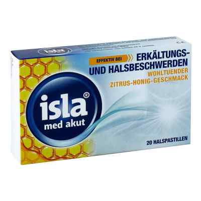 Isla Med akut Zitrus-Honig Pastillen 20 stk von Engelhard Arzneimittel GmbH & Co.KG PZN 14443735