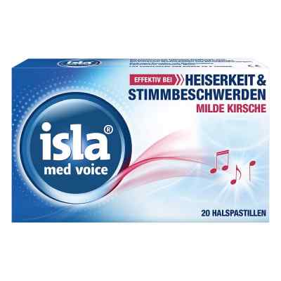 Isla Med voice Pastillen milde Kirsche 20 stk von Engelhard Arzneimittel GmbH & Co.KG PZN 14168944