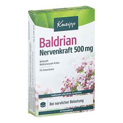 Kneipp Baldrian Nervenkraft 500 mg Filmtabletten 30 stk von Kneipp GmbH PZN 19126229