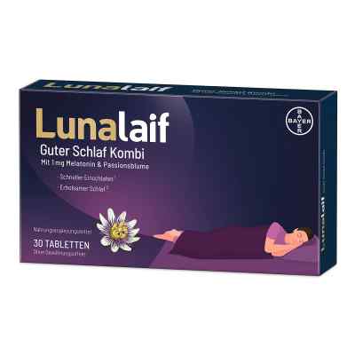 Lunalaif Guter Schlaf Kombi Tabletten 30 stk von Bayer Vital GmbH PZN 17987602