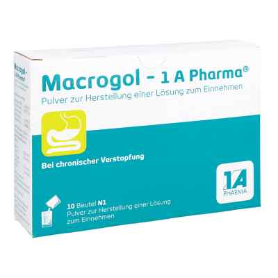 Macrogol 1 A Pharma® - Ihr Abführmittel mit Elektrolyten 10 stk von 1 A Pharma GmbH PZN 14264056