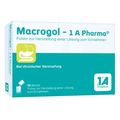 Macrogol 1 A Pharma® - Ihr Abführmittel mit Elektrolyten 20 stk von 1 A Pharma GmbH PZN 14264062