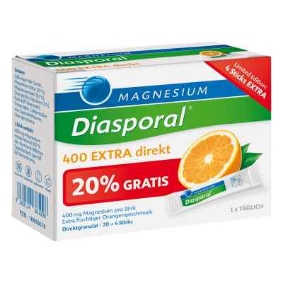 Magnesium Diasporal 400 Extra direkt Granulat 24 stk von Protina Pharmazeutische GmbH PZN 18890678
