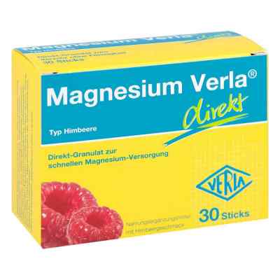 Magnesium Verla direkt Granulat Himbeere 30 stk von Verla-Pharm Arzneimittel GmbH & Co. KG PZN 07396685